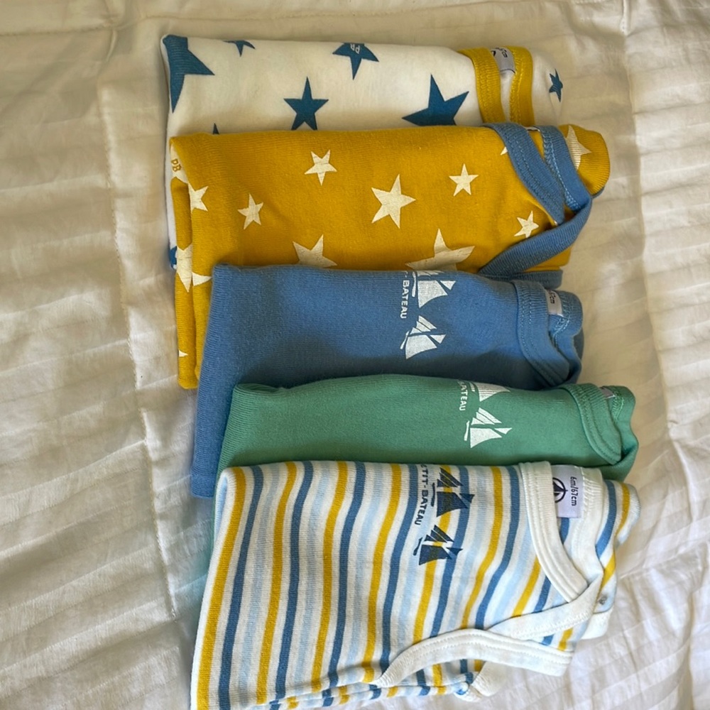 Petite bateau onesies